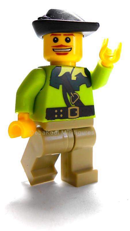 FOREST RANGER / CITY SERIES / FrickenLacker Minifigure LEGO MINI FIGURE STYLE