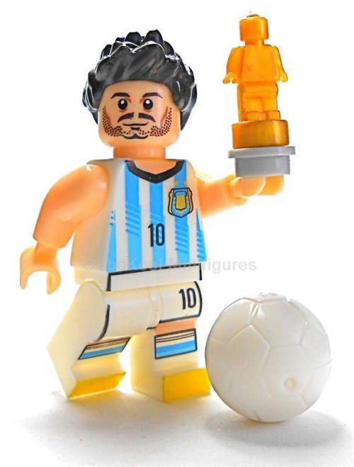 NO 10 SOCCER PLAYER / FIFA FOOTBALL / FrickenLacker Minifigure LEGO MINI FIGURE STYLE
