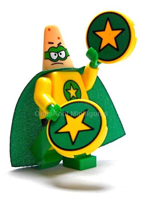SPONGEBOB / PATRICK STAR / SUPER HERO / FrickenLacker Minifigure LEGO