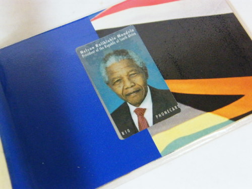 Nelson Rolihlahla Mandela Telkom phonecard series Limited edition no 3488 of 3500 made