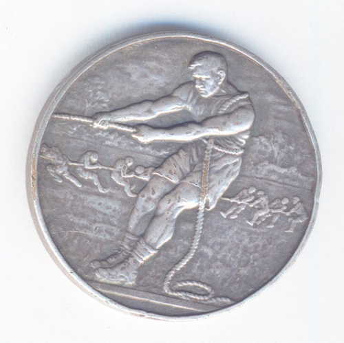 Vintage Tug-of-War medal - unnamed