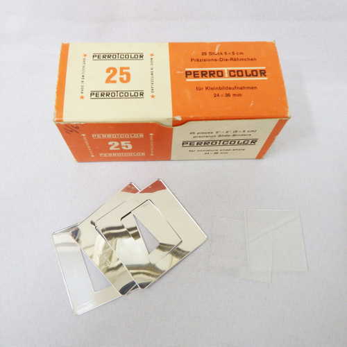 Perro color 25 piece slide binders 5x5 cm - in box unused