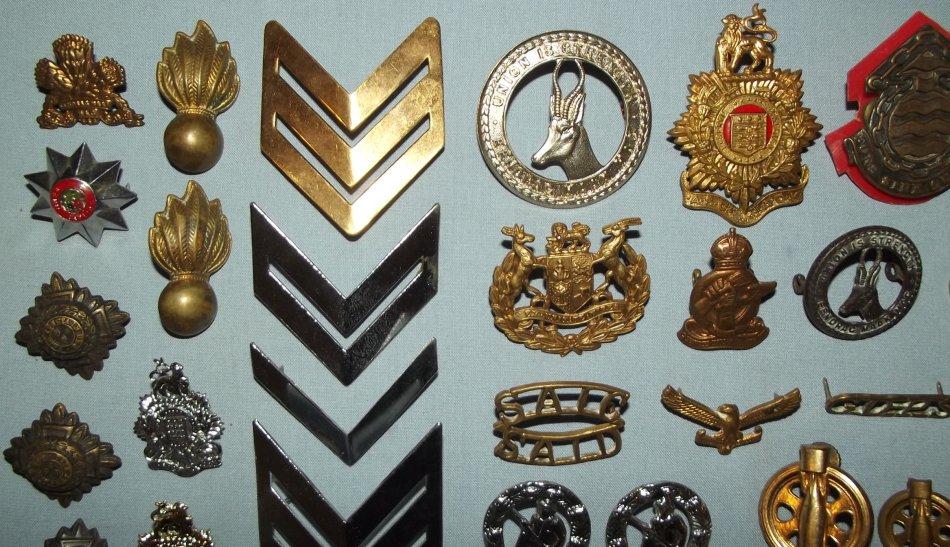 South African Army - Collection of 64 South African Military Badges was ...