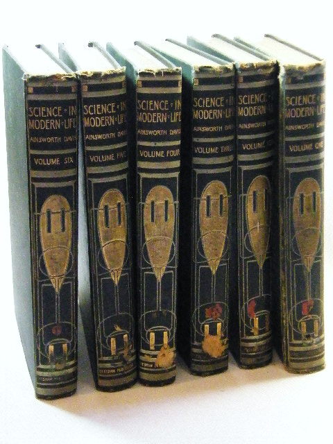 Set of 6 volumes of Science in Modern life: A Survey of scientific development discovery & invention