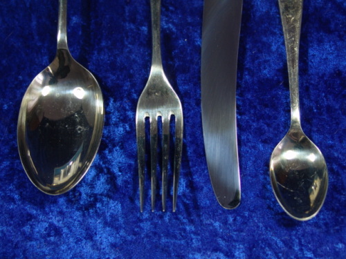Cutlery - Vintage Sipelia Rustless Nickel Silver 24 piece Cutlery Set ...