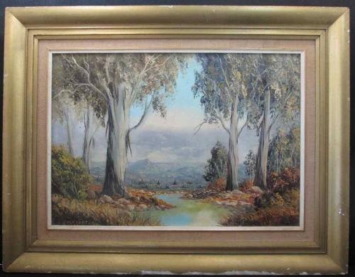 Original Dirk Venter Framed Oil Painting Frame: 67cm/51cm, Painting: 50cm/34cm 