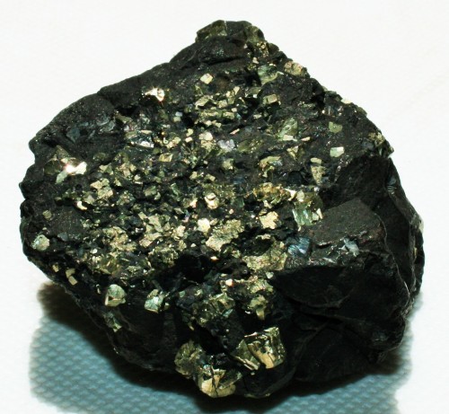Other Antiques & Collectables - *GEMSTONE* WOW PYRITE GOLD IN BLACK ...