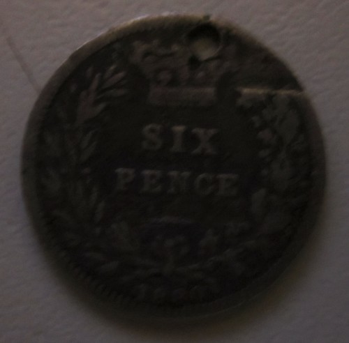 1880 Silver Sixpence