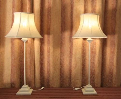 Lamps & Lanterns - Two beautiful and elegant "tall ...