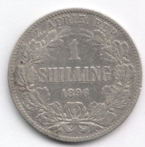 1896 ZAR Paul Kruger 1 shilling