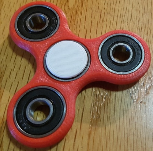 Fidget Spinner Toy (various c o l o u r s - see other listings) - RED
