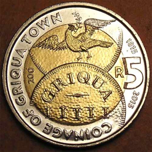 griqua 5 rand coin