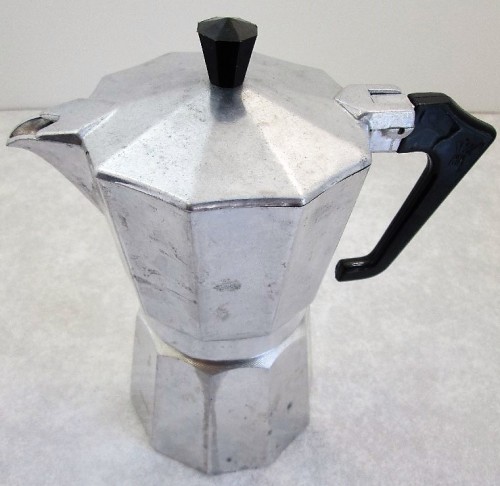 Art Deco Style Vintage Stove Top Percolator, Made In Italy - Per Alimenti - Height 21cm