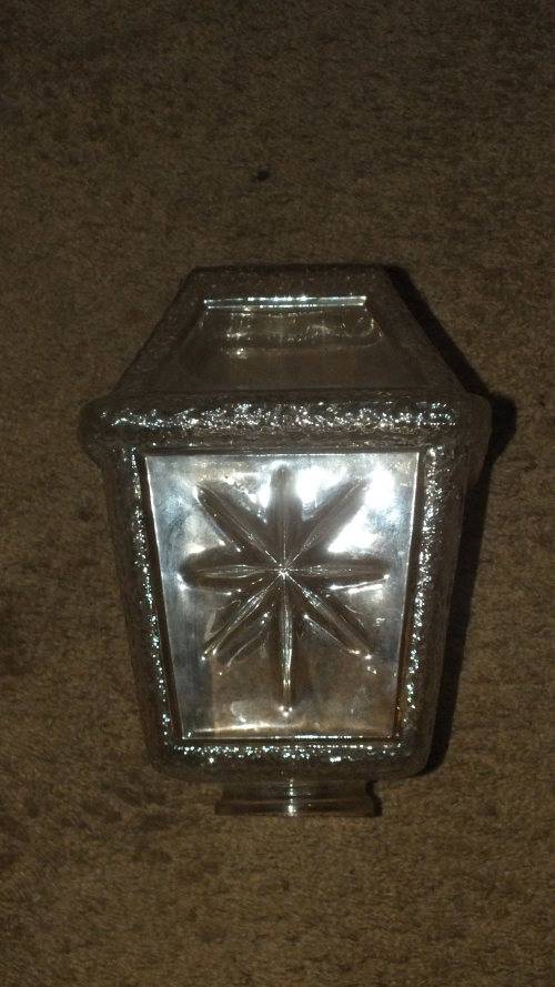 Lamps & Lanterns Glass Light Cover Large and Stunning was listed