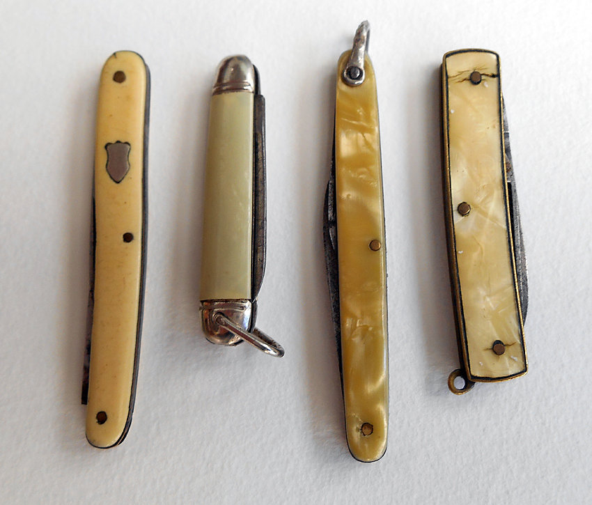vintage pocket knife lot