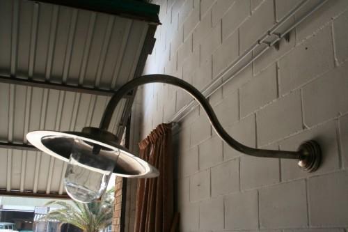 Light Fixtures A Fabulous Old School Brushed Steel Outdoor Wall A Fabulous Old School Brushed Steel Outdoor Wall Mounted Street Light