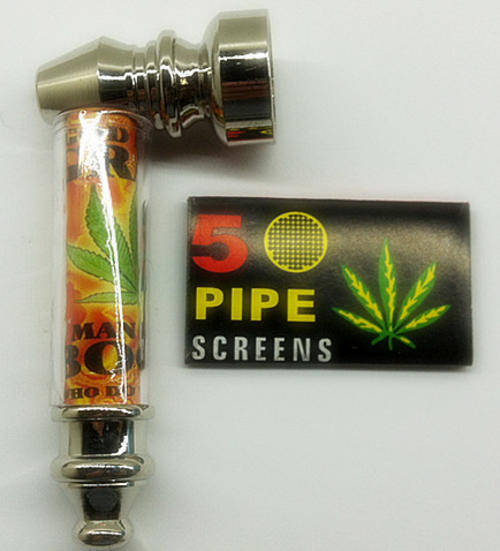 Pipes Bong Smoking Pipes with 5 pipe screens was listed for R25.00 on