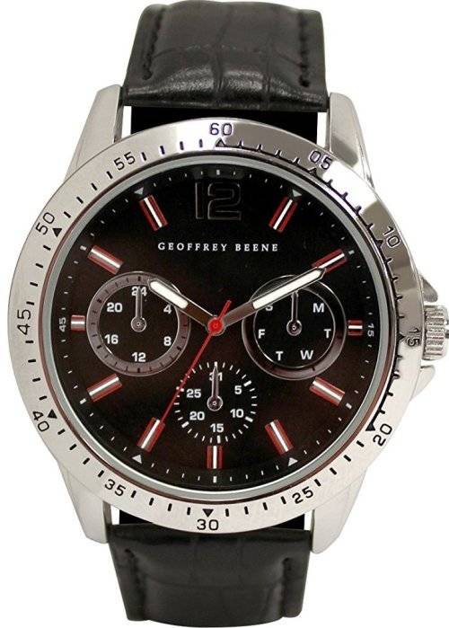 Men's Watches AUTHENTIC GEOFFREY BEENE BLACK DIAL MENS WATCH!!! LOW