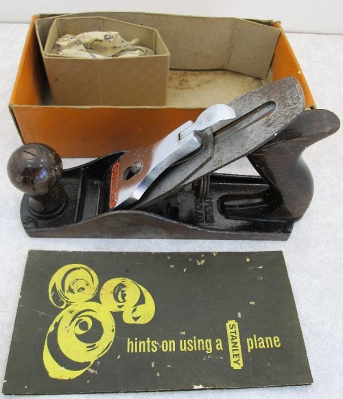 Vintage Stanley No 4 Bailey Plane, Made In England + Box