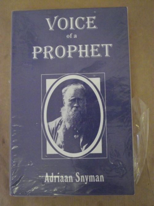 Voice of a Prophet $177.24 +3.99 shipping ISBN-13: 9781919728094 ISBN-10: 1919728090 Author: Adriaan Snyman Edition: First Edition Binding: Paperback Publisher: Vaandel Uitgewers Published: December 1999