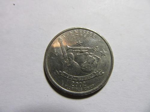 The Americas - America - Quarter Dollar - 2002 Tennessee 1796 - As Per 