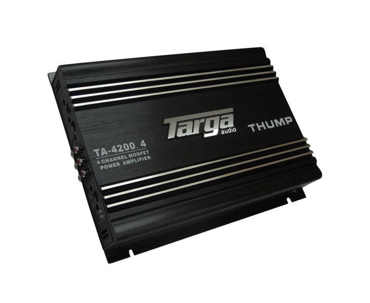 Amplifiers & Equalizers Targa Thump 4200Watt 4 Channel Amplifier was