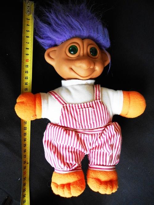 Dolls Collectable Troll Doll With Purple Hair And Soft Body Eyes