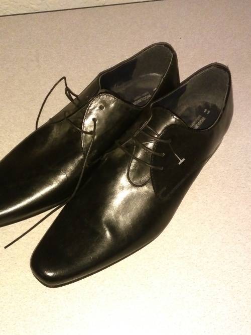 Formal Woolworths Genuine Leather Shoes Black Size 11 was listed for