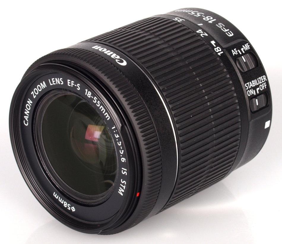 Lenses - Canon EF-S 18-55mm f/3.5-5.6 IS (IMAGE STABILIZER) STM Camera ...