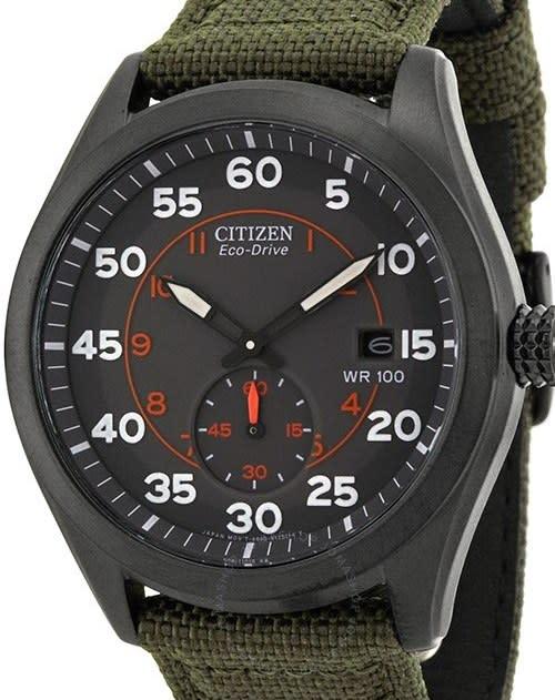 green face citizen watch