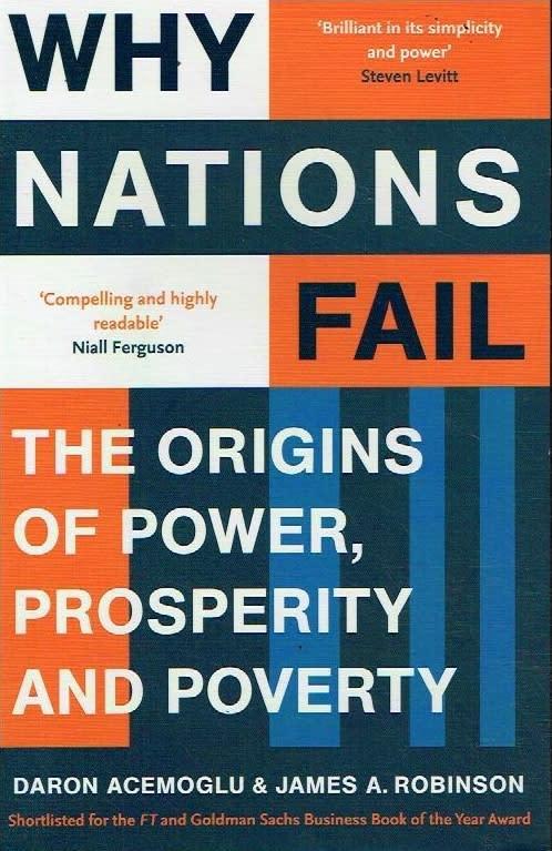 Book review: Why Nations Fail, by Daron Acemoglu and