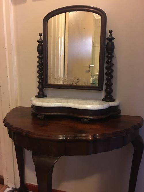 Frames Mirrors Wow Late 1800 S Victorian Marble Top Mahogany Excludes The Table