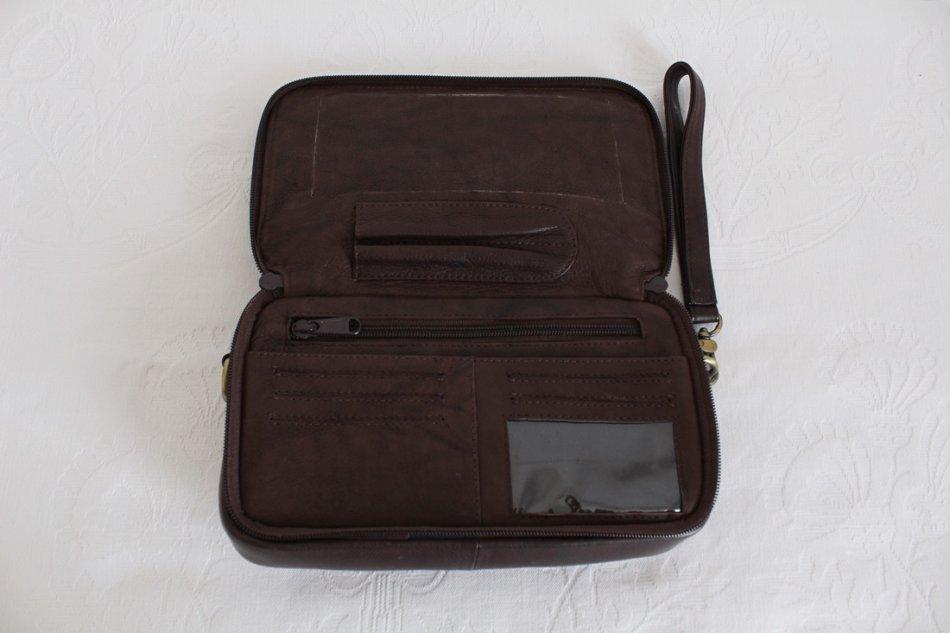 busby leather purse