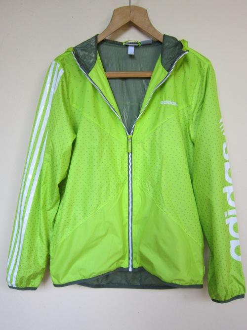 lime green adidas track jacket