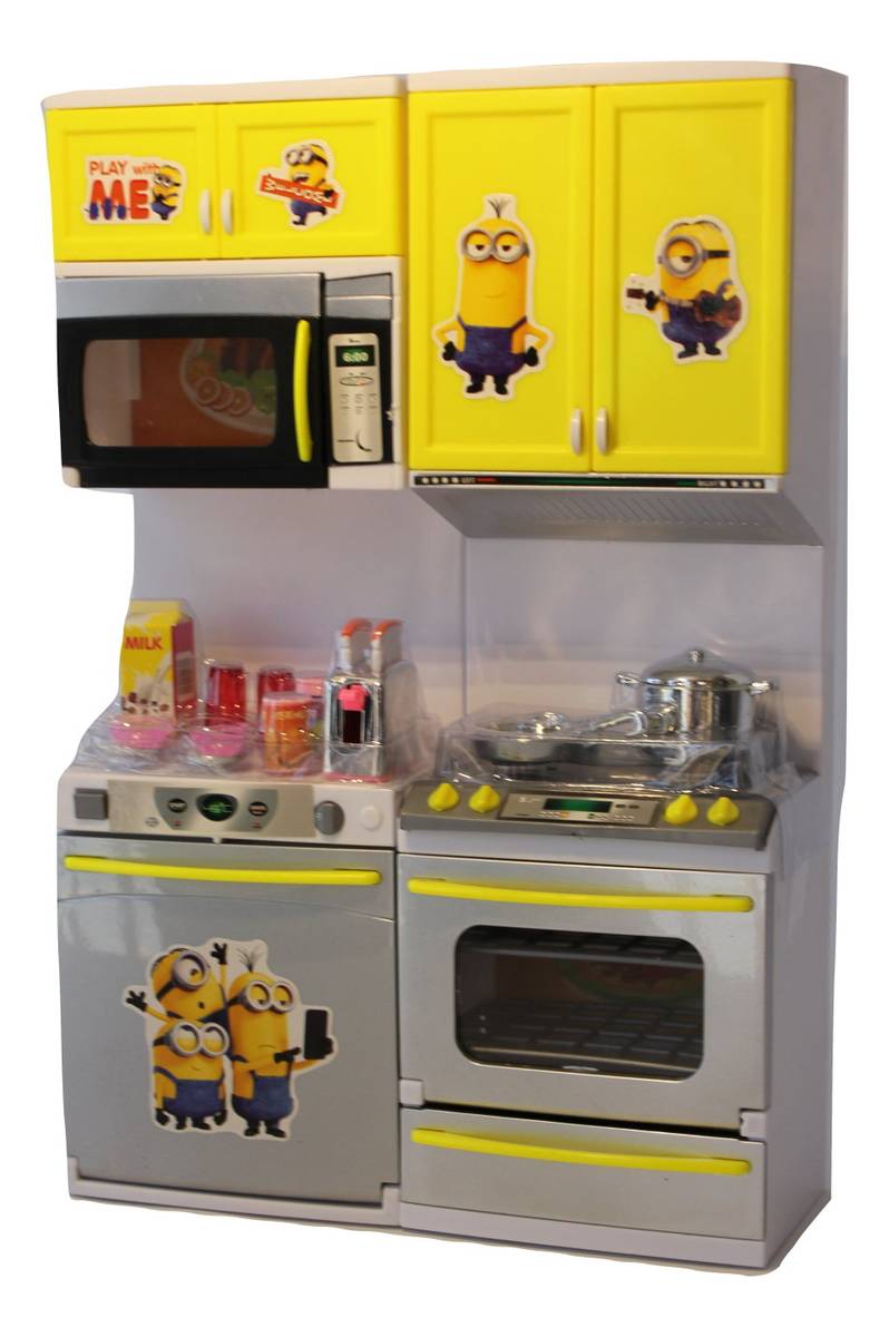 Kitchen &amp; Housework - Minions Kitchen Play Set With Opening Doors ...