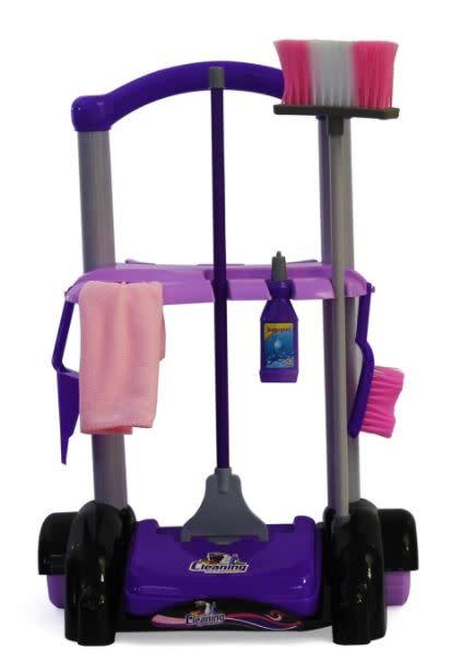  Kitchen  Housework Toy  Cleaning Trolley  Play Set  