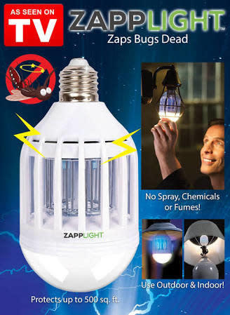 bug zapper light bulb as seen on tv