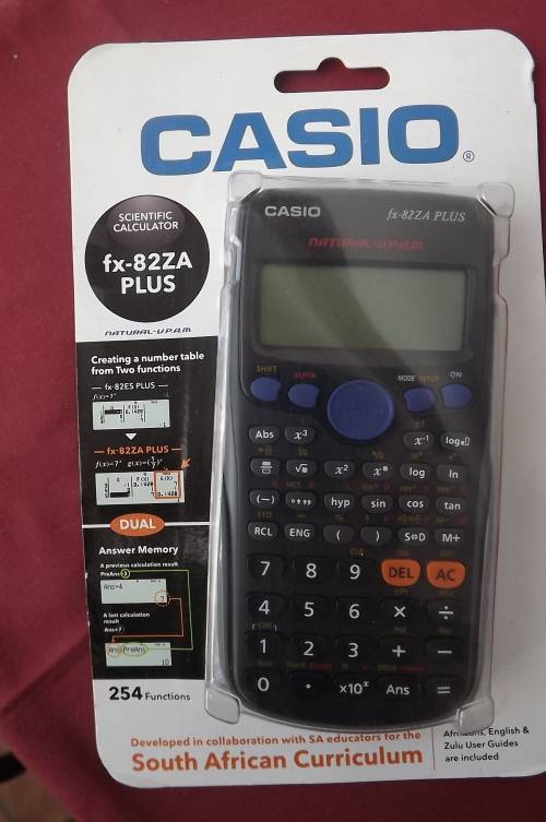 Stationery Casio Scientific FX 82za Plus Calculator With 254 