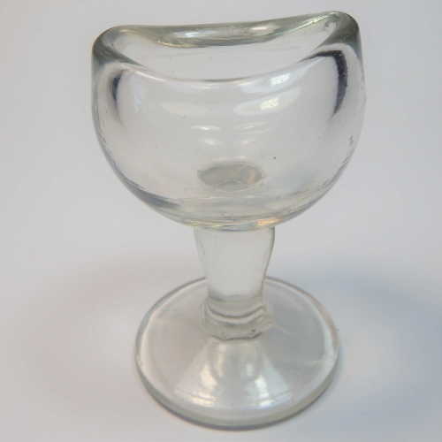 Vintage glass eye rinsing cup