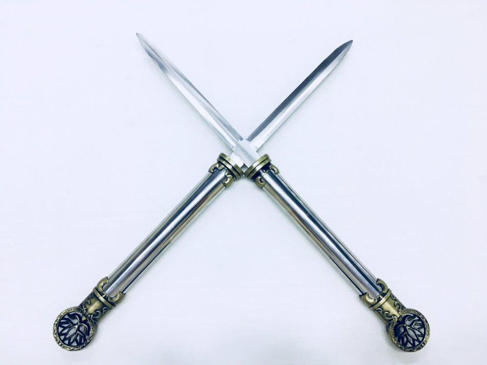 Other Merchandise - Cool Detachable Double Bladed Bo Staff Two Sword ...