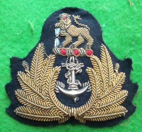 South African Navy - SADF ERA - SA NAVY OFFICERS PADDED BULLION WIRE ...