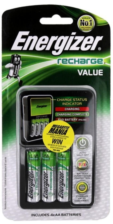 Battery & Charger Combos - Energizer Charger + Battery