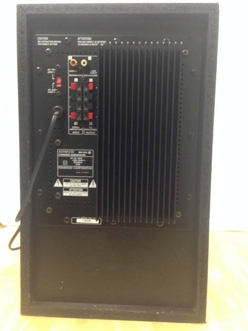 kenwood sw 305 subwoofer