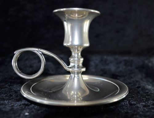 Candlesticks & Candle Snuffers - OLD FASHIONED SILVER ...