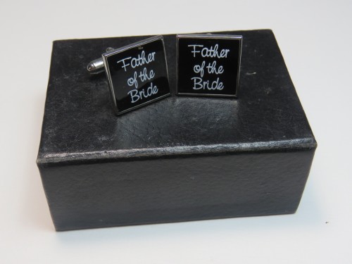 Pair of cufflinks - Father of the Bride