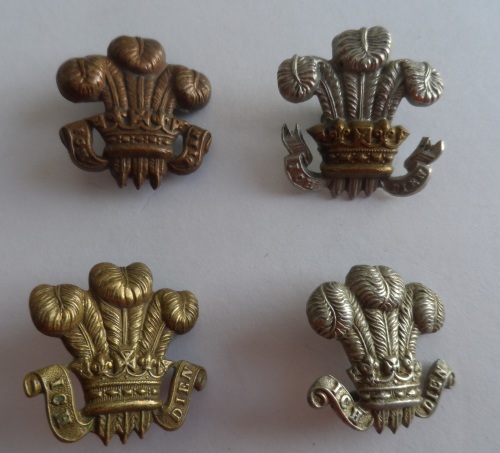 Other Badges & Insignia - The Royal Regiment of Wales Collar Badges x4 ...