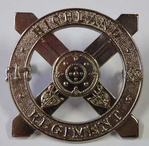 Great Britain Highland Regiment - White metal lugs