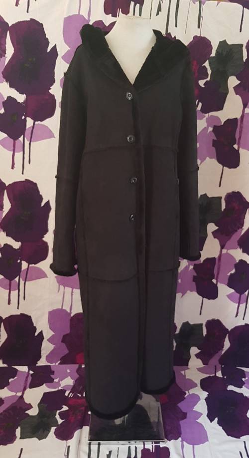 Jackets & Coats Woolworths Black Hooded Winter Coat size 16 was sold
