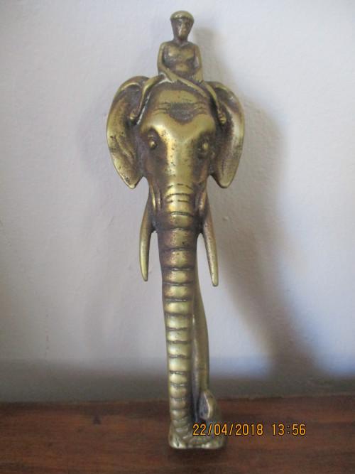 Stunning Antique Brass Nutcracker Door Knocker 17 5 Cm Long