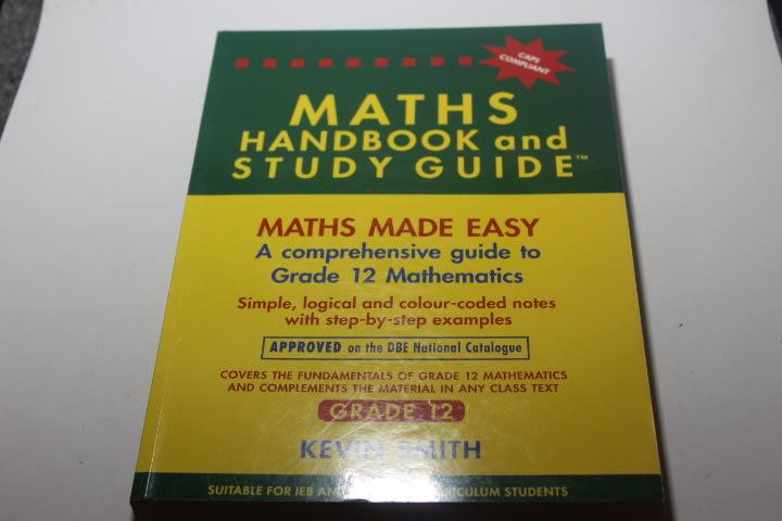 Mathematics - Maths Made Easy Grade 12 ( Hand Book and Study Book) CAPS ...